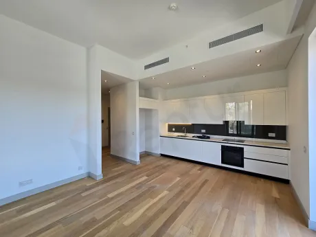 Modern designed open-plan kitchen area