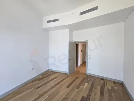 Spacious and bright bedroom area of a modern residence apartment in Sisli.