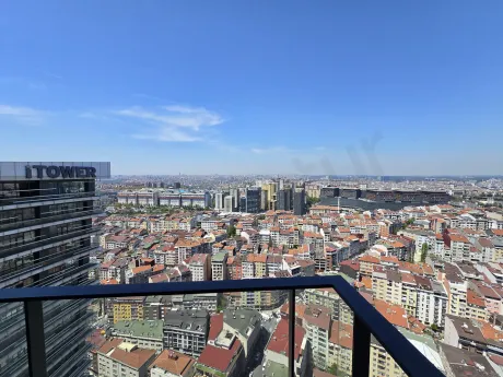 Luxury 27th-Floor 1+1 Residence: A Private Vantage Point Over Istanbul
