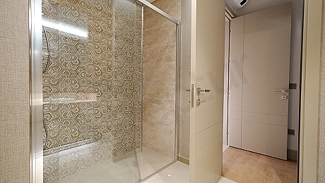 Image of a modern designed bathroom.