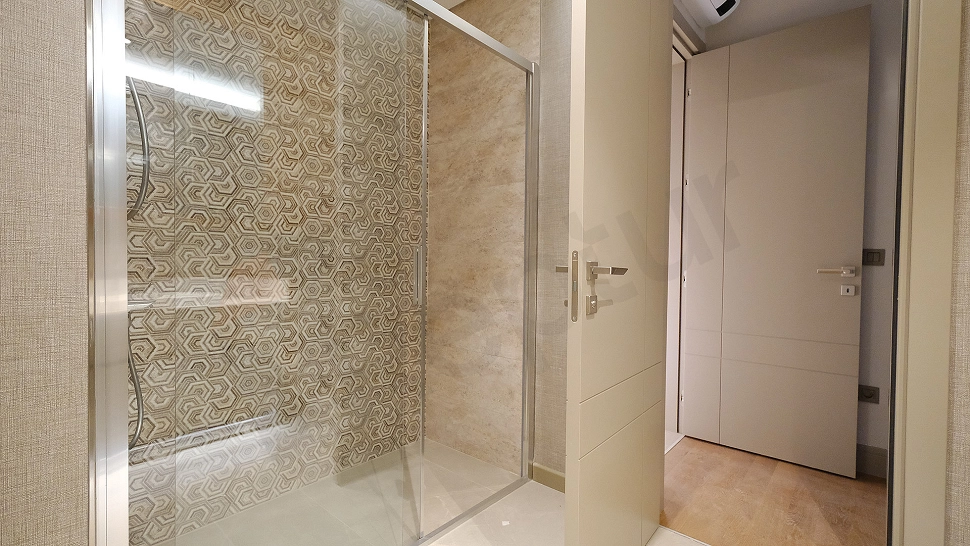 Image of a modern designed bathroom.