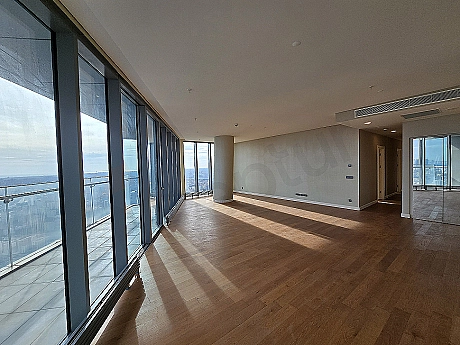 Stylish and modern designed living room interior.