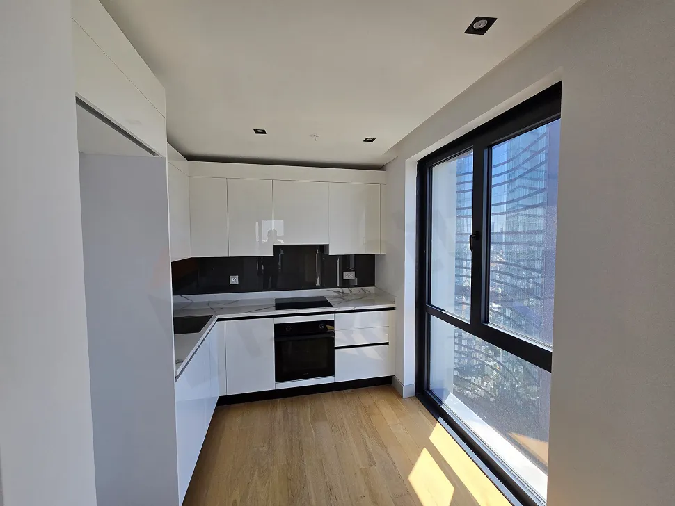 Modern designed spacious open-plan kitchen area