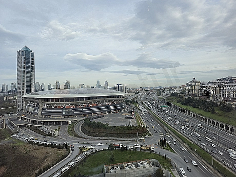 Modern 2+1 Apartment on the 11th Floor | Highway & Stadium View | Open Kitchen | En-Suite Bedroom | Citizenship Eligible