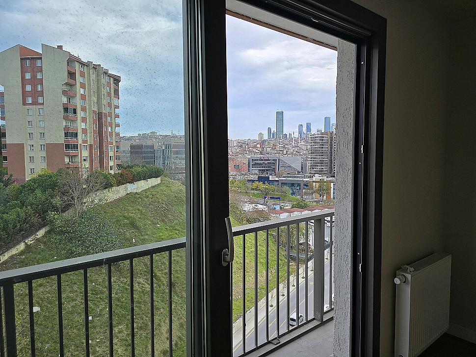 City view modern apartment photo in Kağıthane Istanbul.