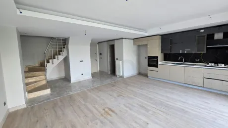 Spacious and bright living room area with modern architecture in Beylikdüzü.