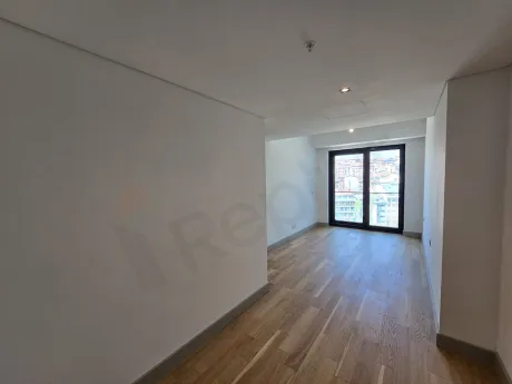 Spacious and bright bedroom area in a modern project located in Sisli.