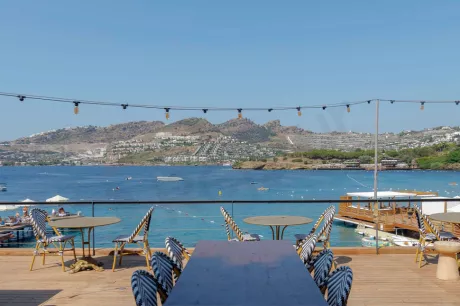 Premium Beachfront Apartment in Bodrum with Private Beach & Pier