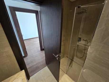 Modern bathroom interior featuring stylish ceramic tiles and high-quality sanitary ware.