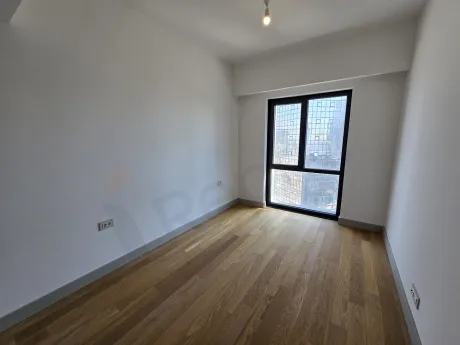 View of a spacious and bright bedroom in a modern apartment in Sisli.