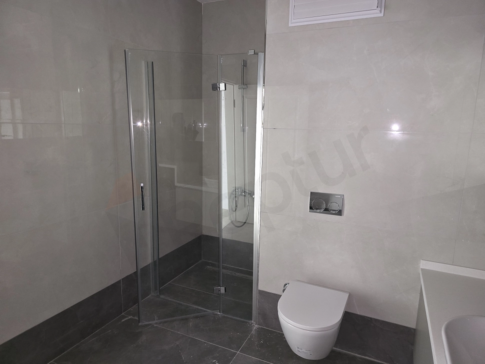 Image of a modern designed bathroom.