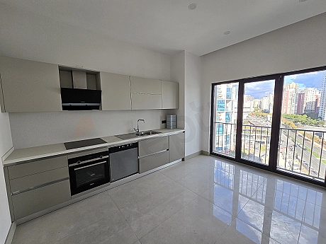 Image of a bright and modern designed kitchen.