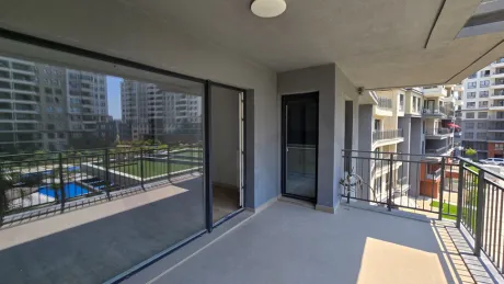 Pool-View 2+1 Layout: Large Balcony & Master Suite
