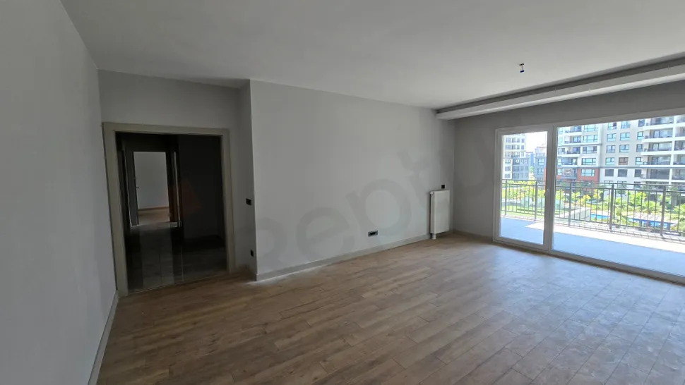 Pool-View 2+1 Layout: Large Balcony & Master Suite