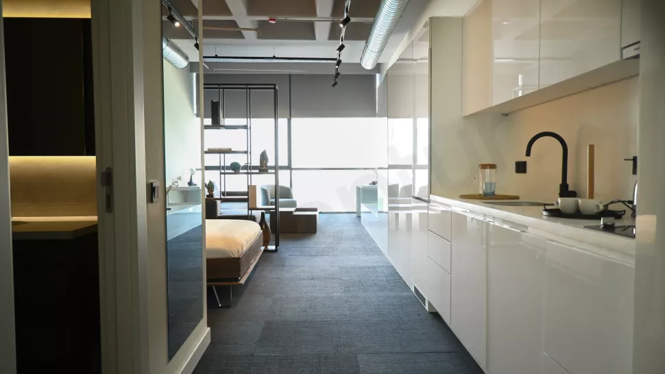 Modern Furnished Studio Residence in Kağıthane - Citizenship Ready