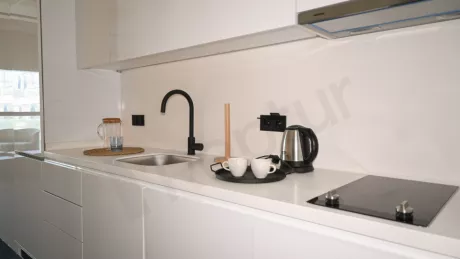 Modern Furnished Studio Residence in Kağıthane - Citizenship Ready