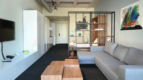 Modern Furnished Studio Residence in Kağıthane - Citizenship Ready