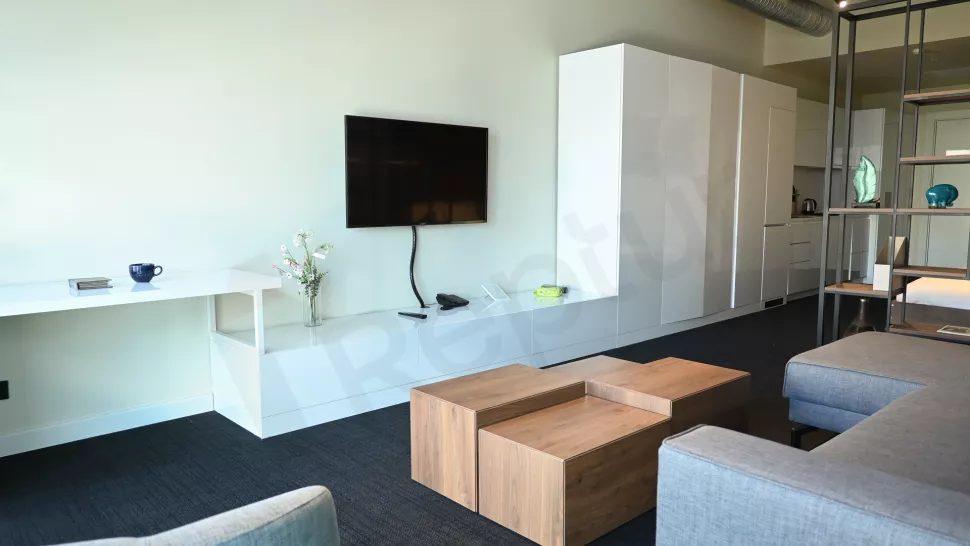 Modern Furnished Studio Residence in Kağıthane - Citizenship Ready