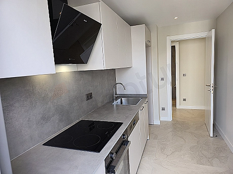 Modern designed, bright and spacious 2+1 apartment kitchen.