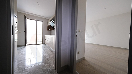 Modern kitchen interior.