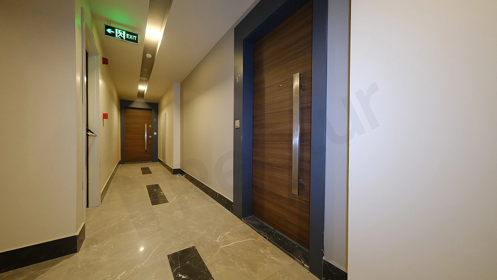 Bright apartment entrance hall.