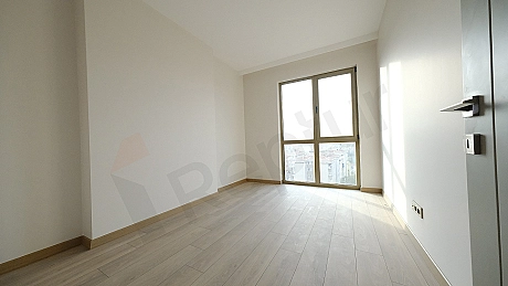 Stylish and modern bedroom interior.