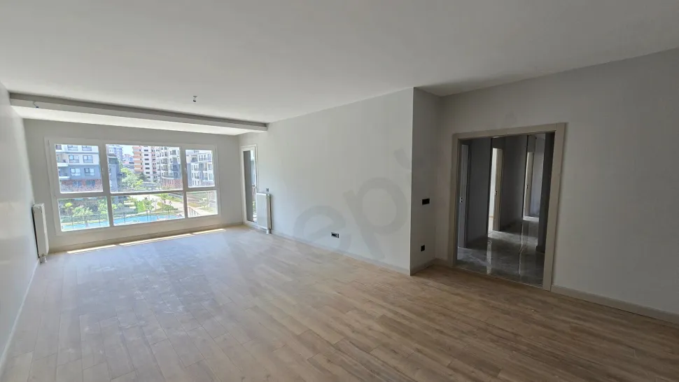 Resort-Style Vista: Spacious 4+1 Residence with Dual Balconies Overlooking the Pool