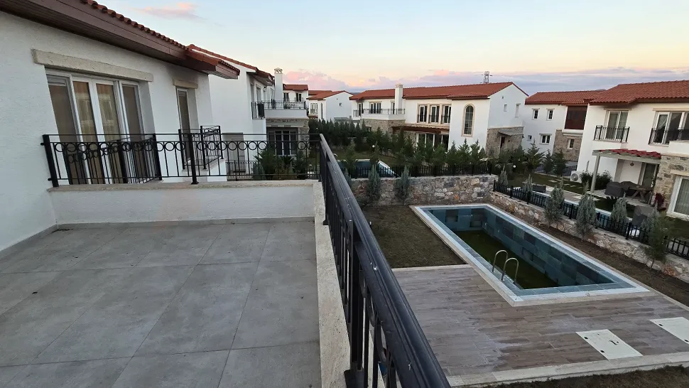 Wide-angle panoramic city view located in Milas, Muğla.