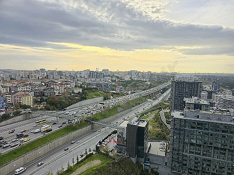 Luxury apartment with forest and city view in Sarıyer, Istanbul.