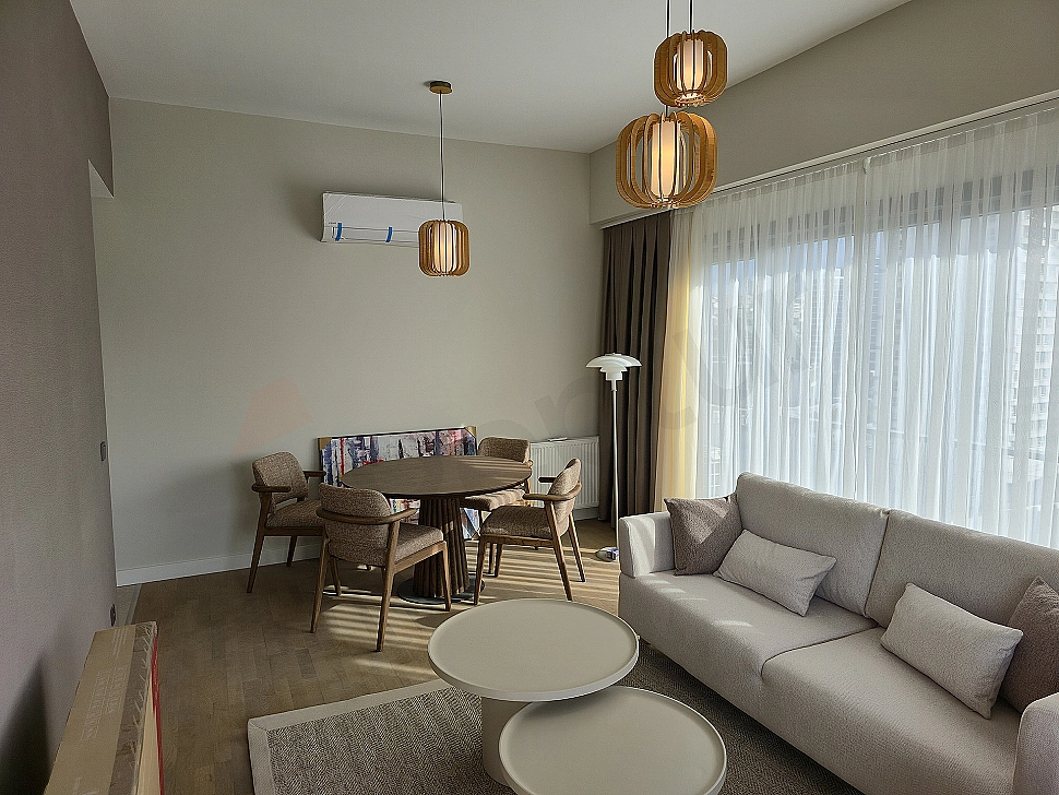 Photo of furnished living room.