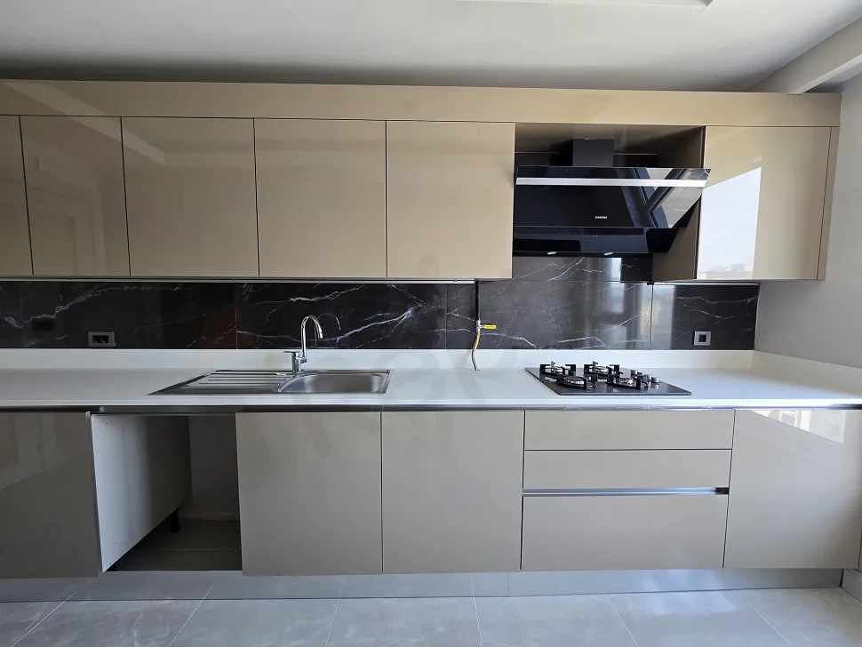 Sea-View 3+1 Residence with a Closed Kitchen in Referans Kartal Loca