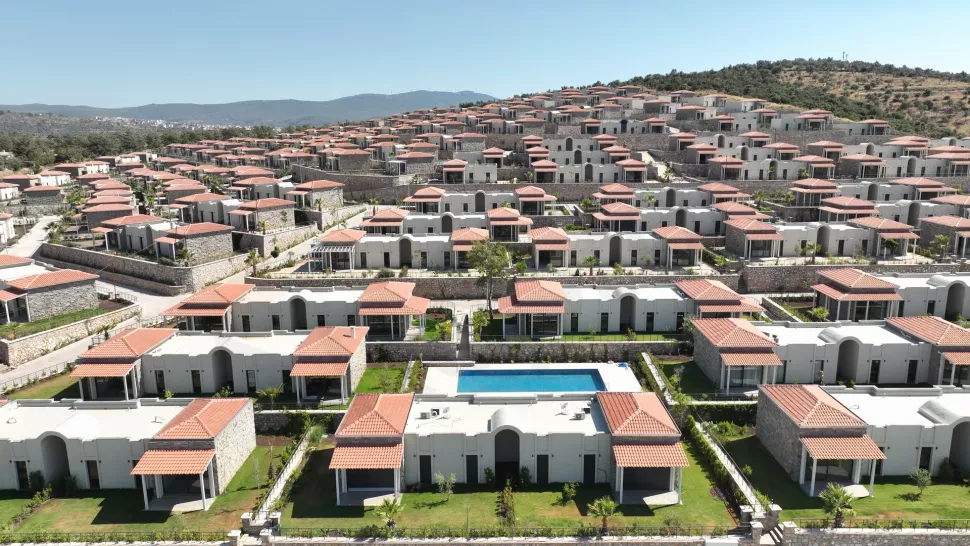 Modern 2-Bedroom Bodrum Villa with Pool in New Gated Complex