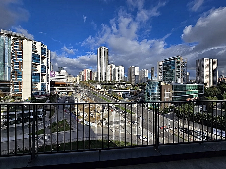 View of 3+1 apartment for sale in Ataşehir.