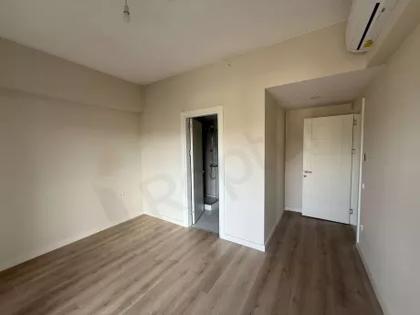 Modern and spacious bedroom interior