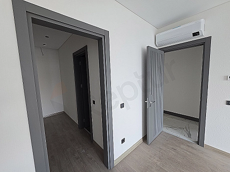 Interior of a luxury villa bedroom for sale in Başakşehir.