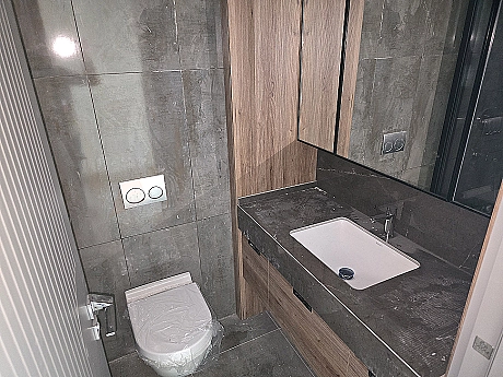 Modern designed bathroom interior