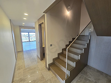 Modern designed wide corridor