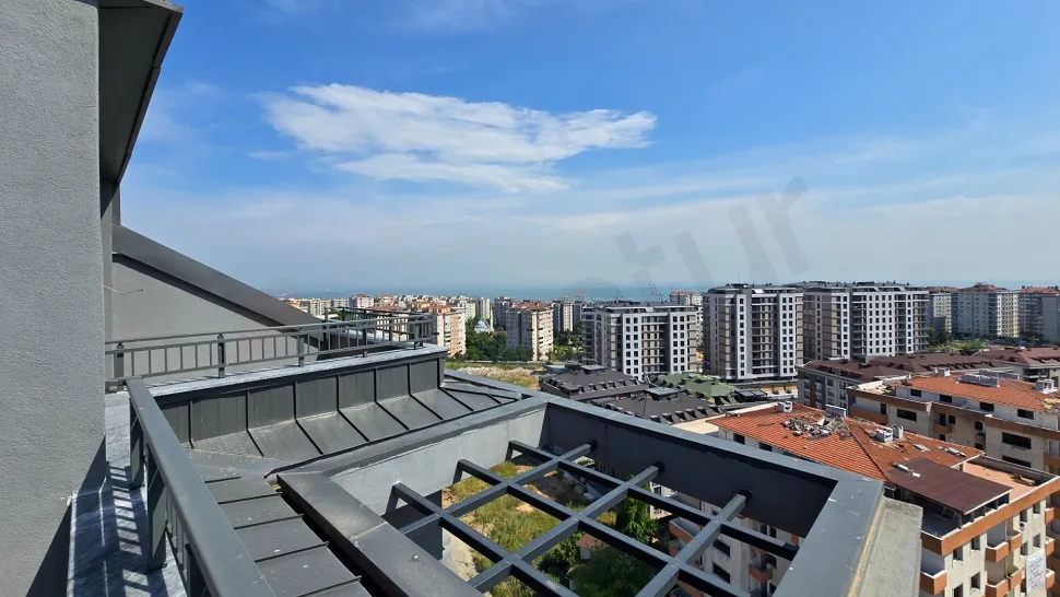 A wide city view covering buildings and the sky in Beylikdüzü, Istanbul.