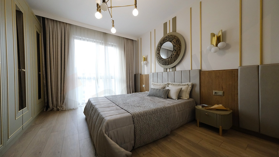 Image of a furnished bedroom.