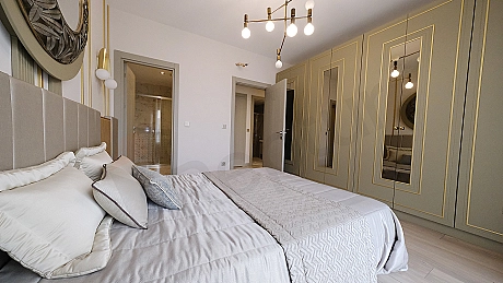 Image of a furnished bedroom.