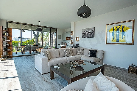 Interior of a spacious living room.