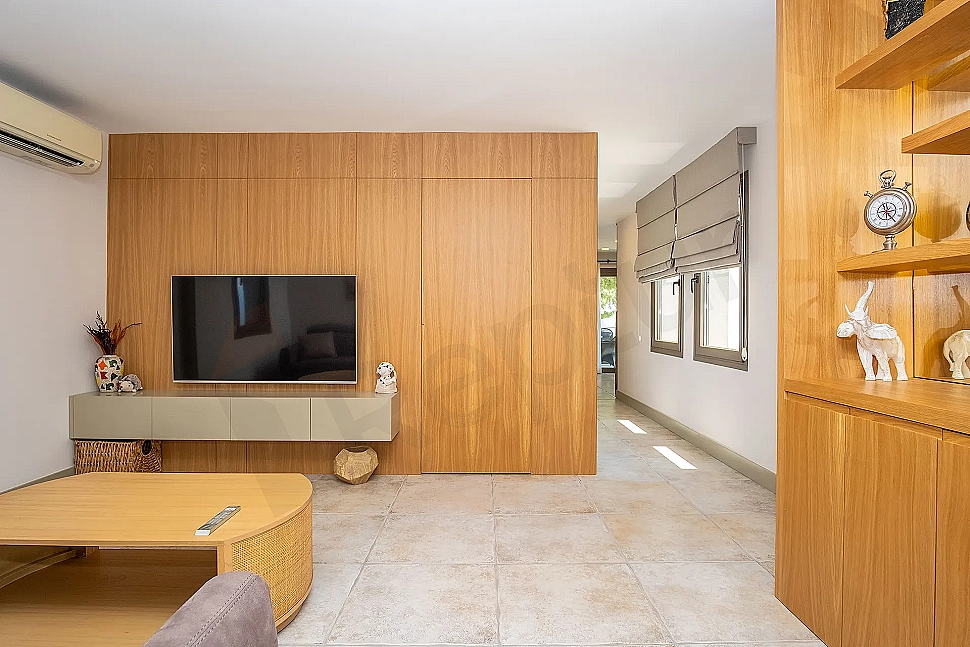 Interior of a spacious living room.