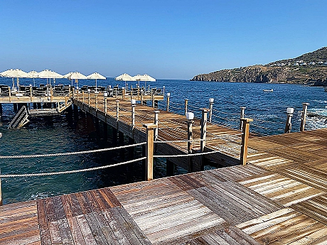 Private pier detail in Bodrum.