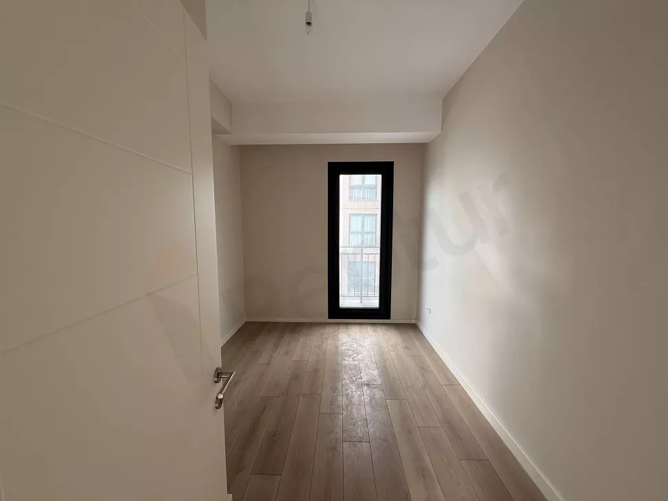 Spacious and sunlit bedroom of a modern apartment in Cekmekoy, Istanbul.