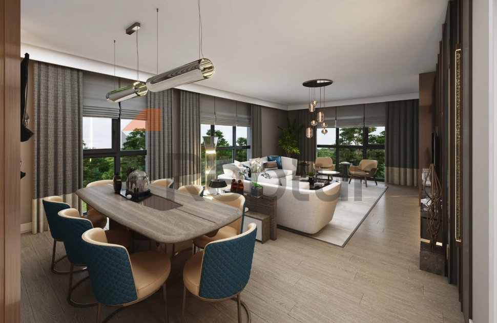 A large-scale residential complex in a promising area of Istanbul next to an operating metro station.