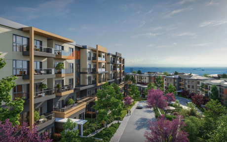 A large-scale residential complex in a promising area of Istanbul next to an operating metro station.