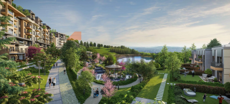 A large-scale residential complex in a promising area of Istanbul next to an operating metro station.