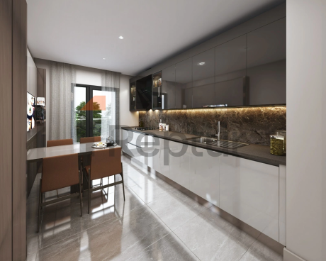 A large-scale residential complex in a promising area of Istanbul next to an operating metro station.