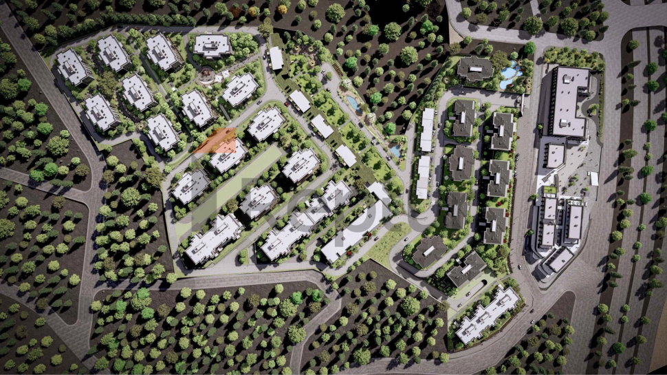 A large-scale residential complex in a promising area of Istanbul next to an operating metro station.