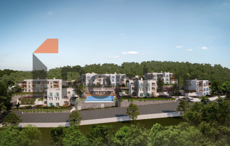 For sale from the owner, a finished residence with a panoramic view of the sea